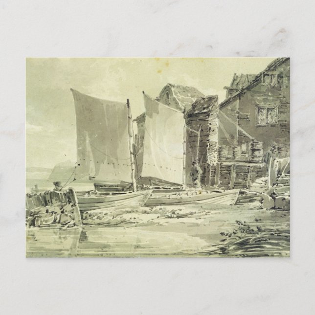 Joseph Mallord William Turner | Fiskares bomull Vykort (Framsida)
