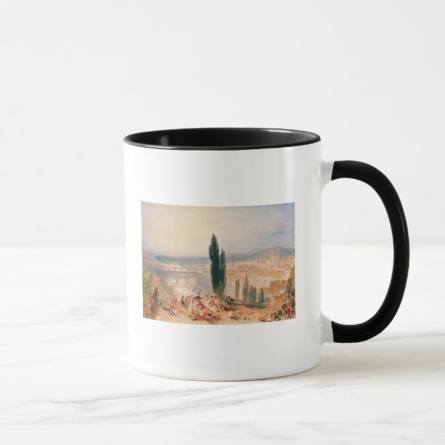 Joseph Mallord William turner | Florence från nära Mugg (Höger)