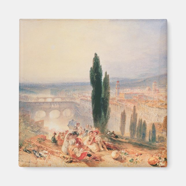 Joseph Mallord William Turner | Florens från nära  Magnet (Framsidan)