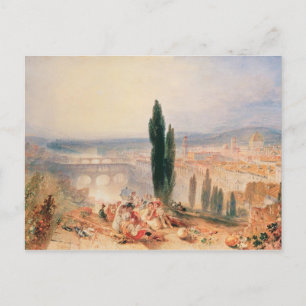 Joseph Mallord William Turner Florens från nära Vykort