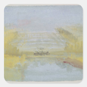 Joseph Mallord William turner fontänerna på V Fyrkantigt Klistermärke