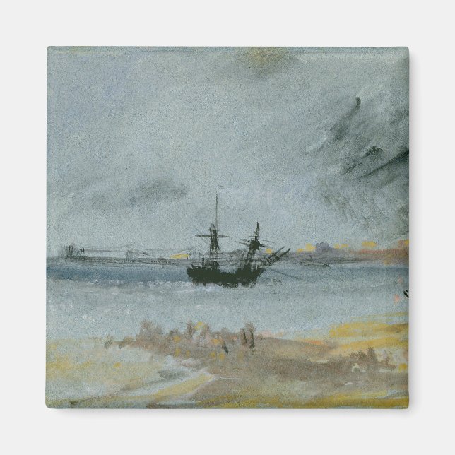 Joseph Mallord William Turner | Frakt Aground, Bri Magnet (Framsidan)