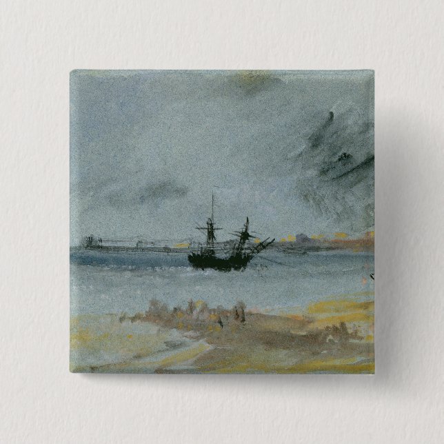 Joseph Mallord William Turner| Frakt Aground, Brig Knapp (Framsida)