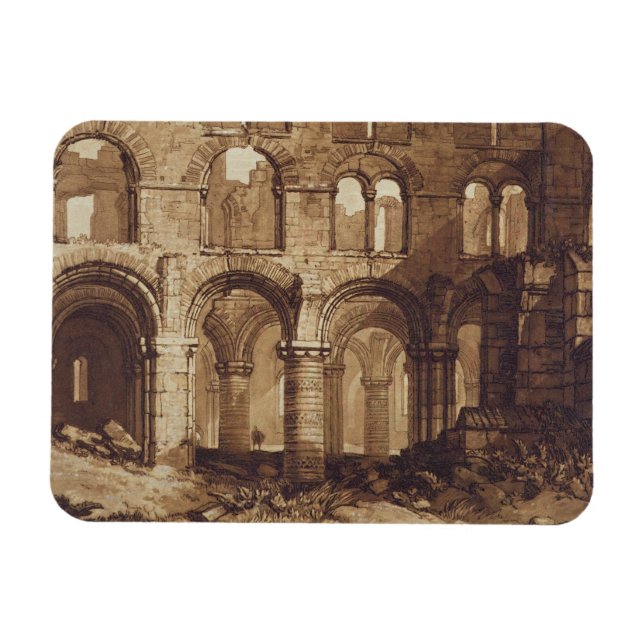 Joseph Mallord William Turner | Heliga Island Cath Magnet (Horisontell)