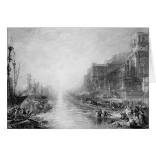 Joseph Mallord William turner   ilastningen av Hälsningskort