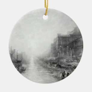 Joseph Mallord William turner   ilastningen av Julgransprydnad Keramik