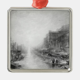 Joseph Mallord William turner   ilastningen av Julgransprydnad Metall