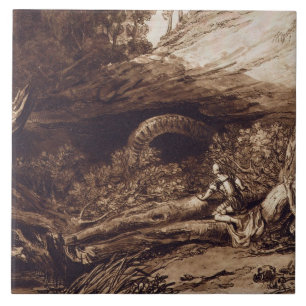 Joseph Mallord William turner Jason som by Kakelplatta