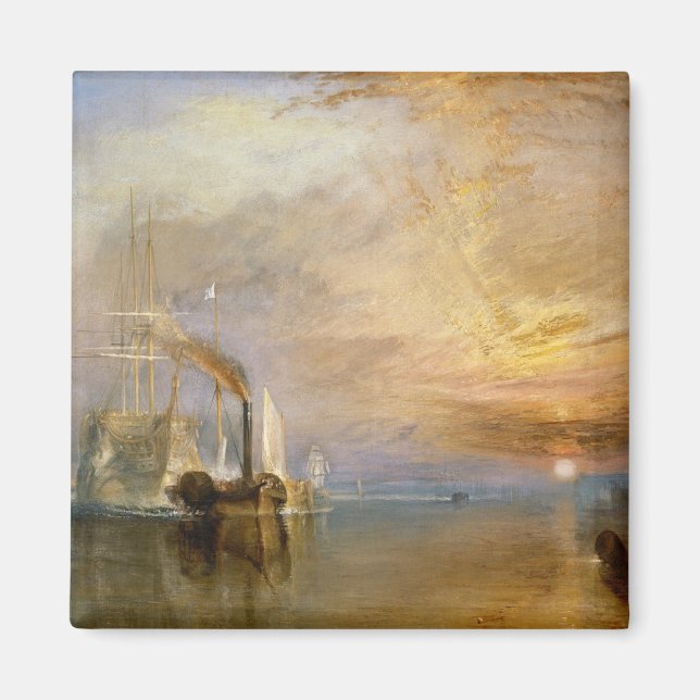 Joseph Mallord William Turner | Kamttemperatur Magnet (Framsidan)
