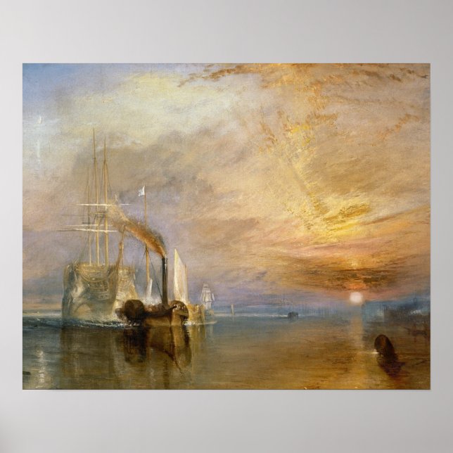 Joseph Mallord William Turner | Kamttemperatur Poster (Framsidan)