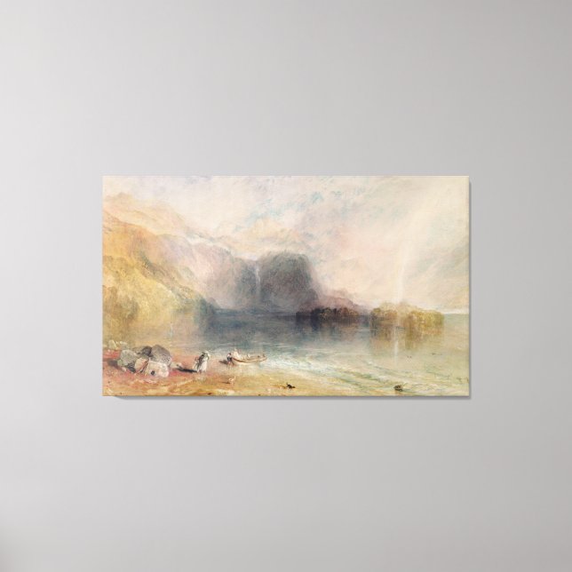 Joseph Mallord William Turner | Keswick Sjö, Cumb Canvastryck (Framsida)