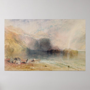 Joseph Mallord William Turner Keswick Sjö, Cumb Poster