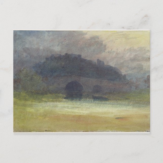 Joseph Mallord William Turner | Kvällslandskap  Vykort (Framsida)
