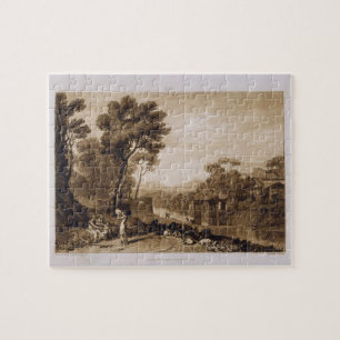 Joseph Mallord William turner   kvinnan och Tamben Pussel