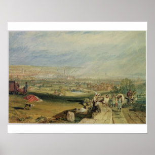 Joseph Mallord William Turner Leeds (w/c på ull) Poster