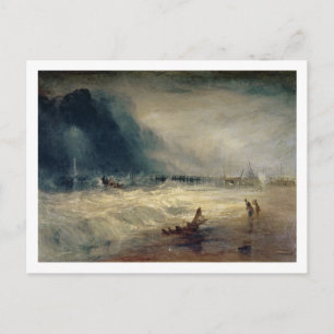 Joseph Mallord William Turner Livbåt och Manby Vykort