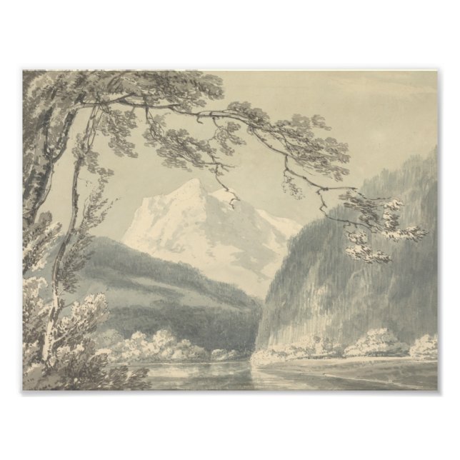Joseph Mallord William Turner - Near Grindelwald Fototryck (Framsidan)