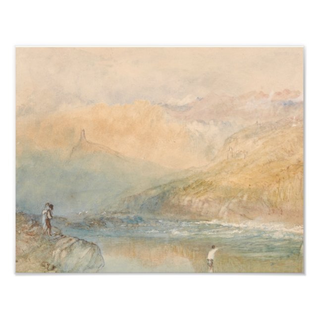 Joseph Mallord William Turner - om Mosell Fototryck (Framsidan)