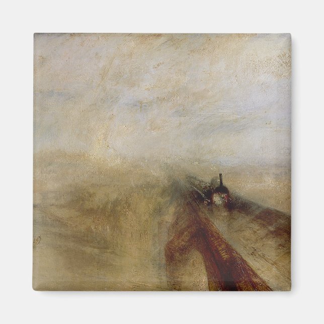 Joseph Mallord William Turner | Rain Steam och Spe Magnet (Framsidan)