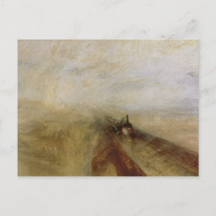 Joseph Mallord William Turner Rain Steam och Spe Vykort