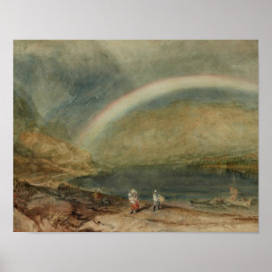 Joseph Mallord William turner - regnbågen Poster