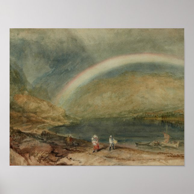 Joseph Mallord William Turner - Regnbågen Poster (Framsidan)