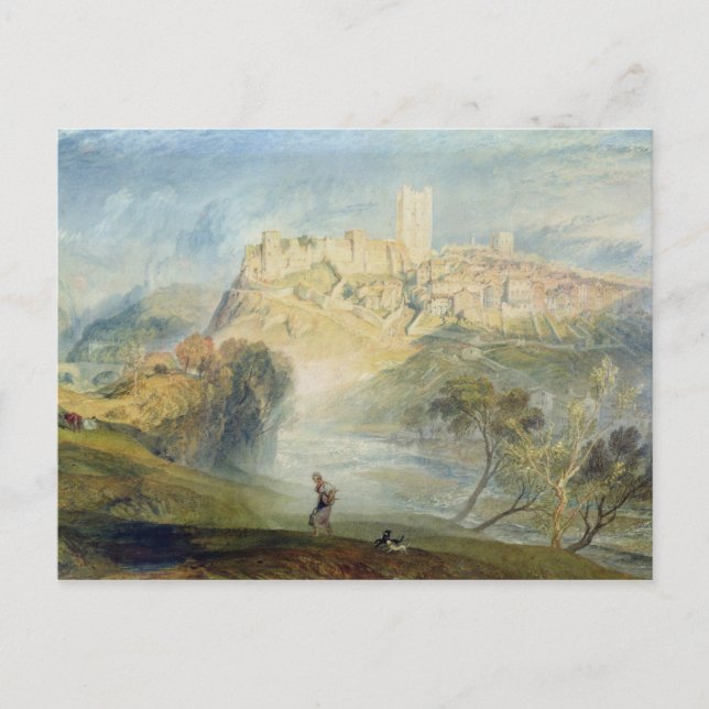 Joseph Mallord William Turner | Richmond, Yorkshir Vykort (Framsida)