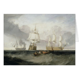 Joseph Mallord William turner "segern" Retu Hälsningskort