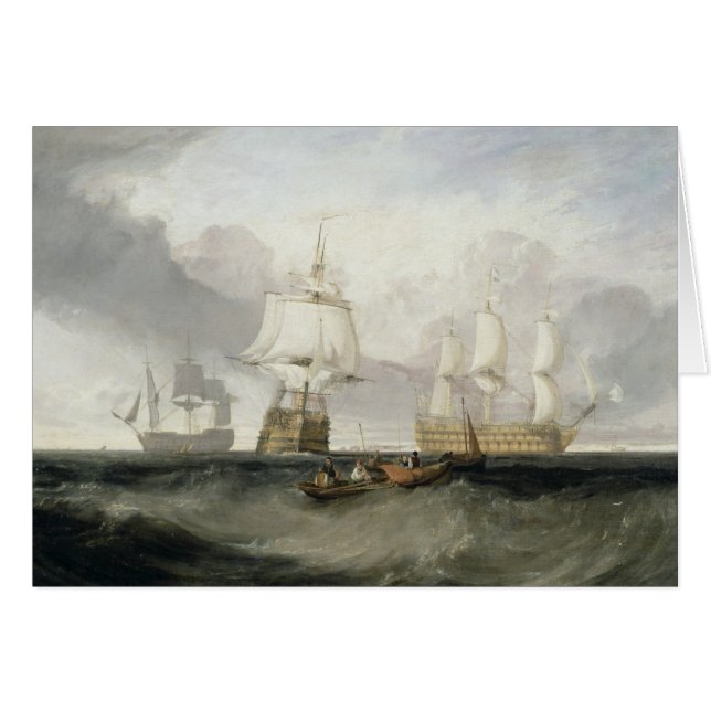 Joseph Mallord William turner | "segern" Retu Hälsningskort (Framsidan Horizontal)