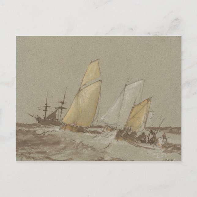Joseph Mallord William Turner - Shipping Vykort (Framsida)