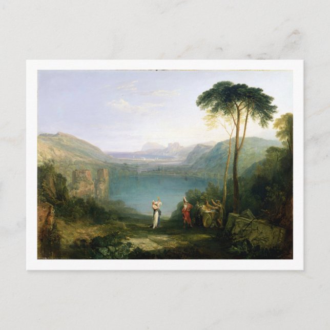 Joseph Mallord William Turner | Sjö Avernus: Aene Vykort (Framsida)