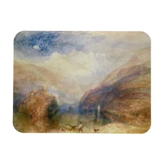 Joseph Mallord William Turner | Sjö i Brienz (w/ Magnet (Horisontell)