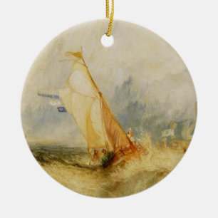 Joseph Mallord William turner Skåpbil Tromp Julgransprydnad Keramik