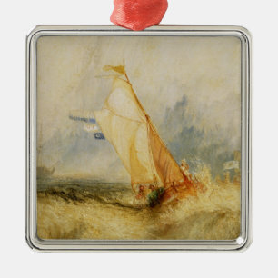 Joseph Mallord William turner Skåpbil Tromp Julgransprydnad Metall