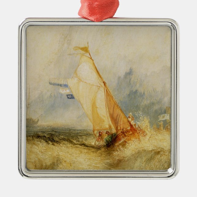 Joseph Mallord William turner | Skåpbil Tromp Julgransprydnad Metall (Framsidan)