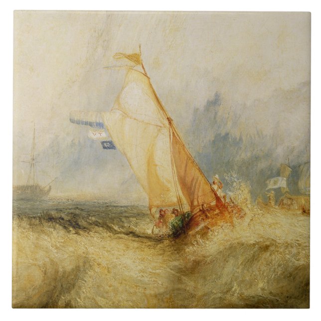Joseph Mallord William turner | Skåpbil Tromp Kakelplatta (Framsidan)