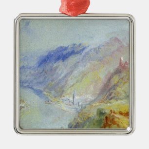 Joseph Mallord William turner slottet av Trau Julgransprydnad Metall