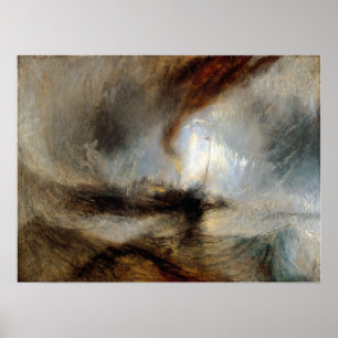Joseph Mallord William Turner Snö Storm Poster
