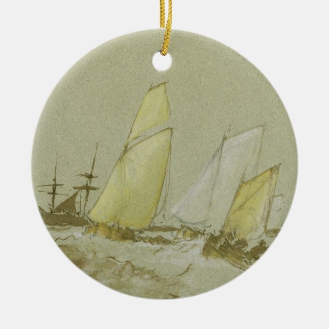 Joseph Mallord William turner | som sänder, Julgransprydnad Keramik (Framsidan)