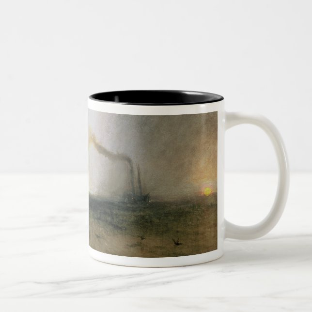 Joseph Mallord William turner | Staffa, Fingals C Två-Tonad Mugg (Höger)
