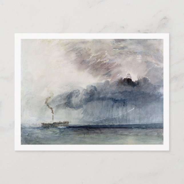 Joseph Mallord William Turner | Stålbåt i Sto Vykort (Framsida)