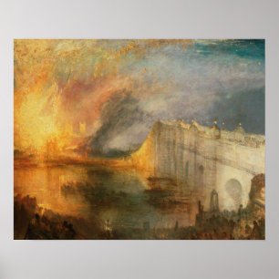 Joseph Mallord William Turner - The Burning of the Poster