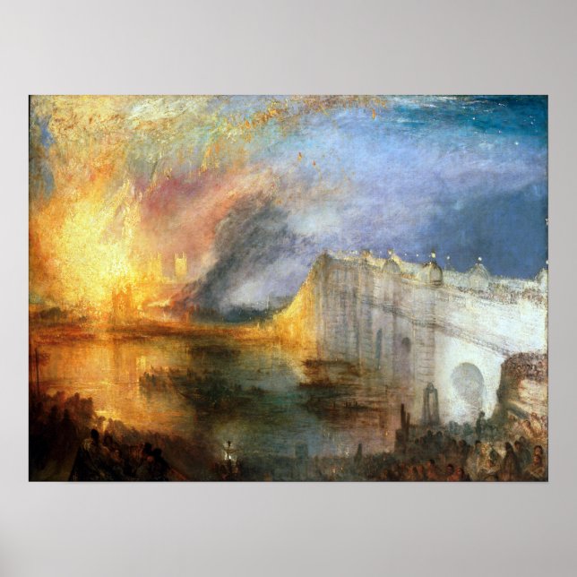 Joseph Mallord William Turner The Burning Poster (Framsidan)