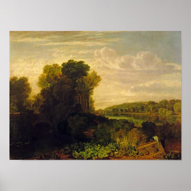 Joseph Mallord William Turner | Themsen i Weyb Poster (Framsidan)
