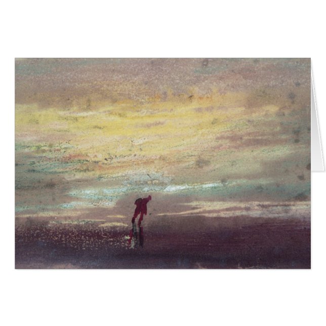 Joseph Mallord William Turner | Undersökning av so Hälsningskort (Framsidan Horizontal)
