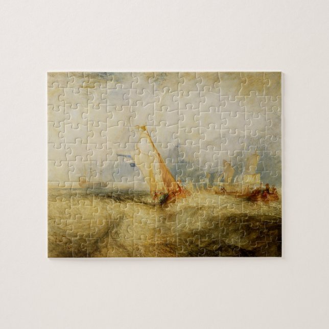 Joseph Mallord William Turner| Van Tromp Going Ab Pussel (Horisontell)