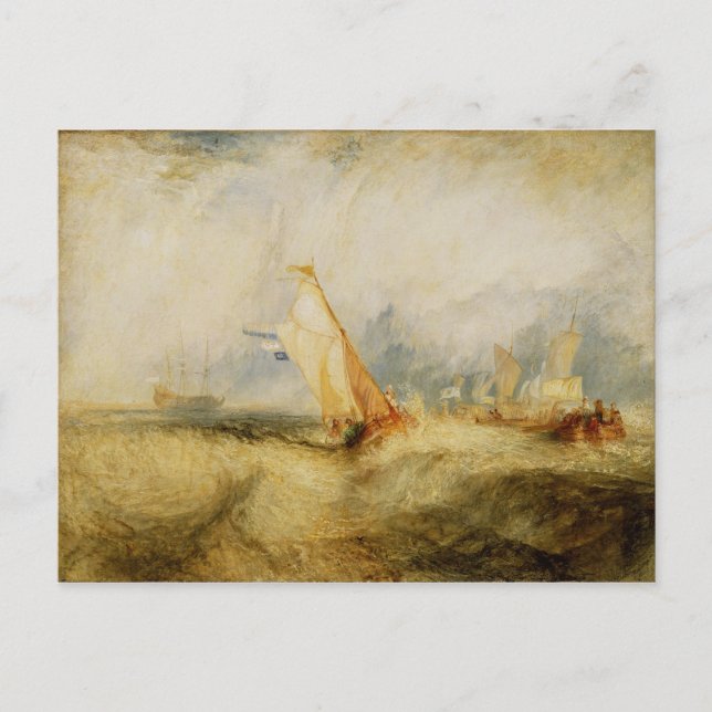 Joseph Mallord William Turner | Van Tromp Going Ab Vykort (Framsida)