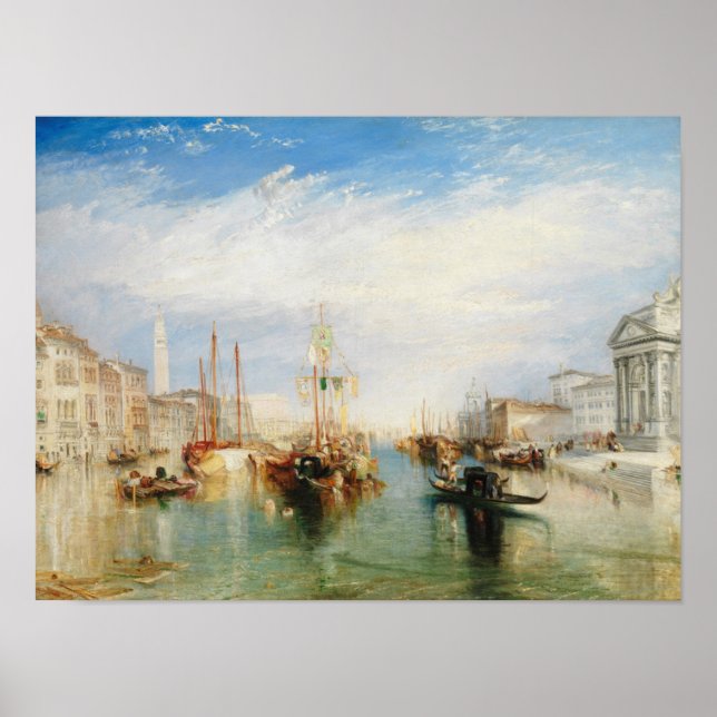 Joseph Mallord William Turner | Venedig från P Poster (Framsidan)