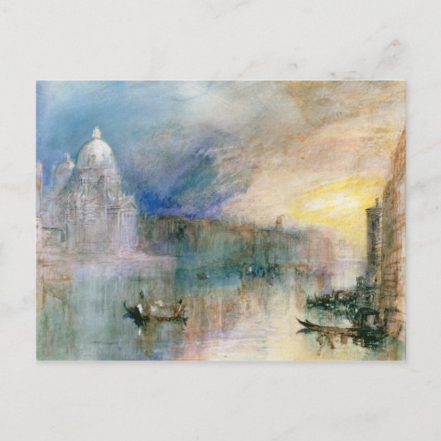 Joseph Mallord William Turner | Venedig: Grand Can Vykort (Framsida)