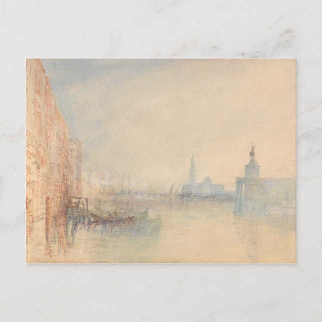 Joseph Mallord William Turner - Venice, Mouth Vykort (Framsida)